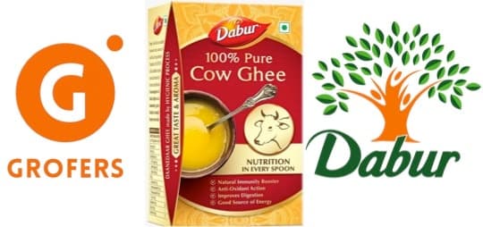 Dabur 100% Pure Cow Ghee launched exclusively on Grofers