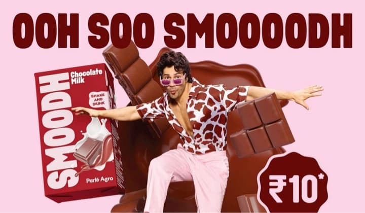 Parle Agro signs Varun Dhawan for its dairy offering Smoodh