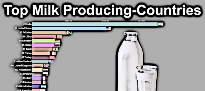 Incredible feat! India ranks 1st in global milk production