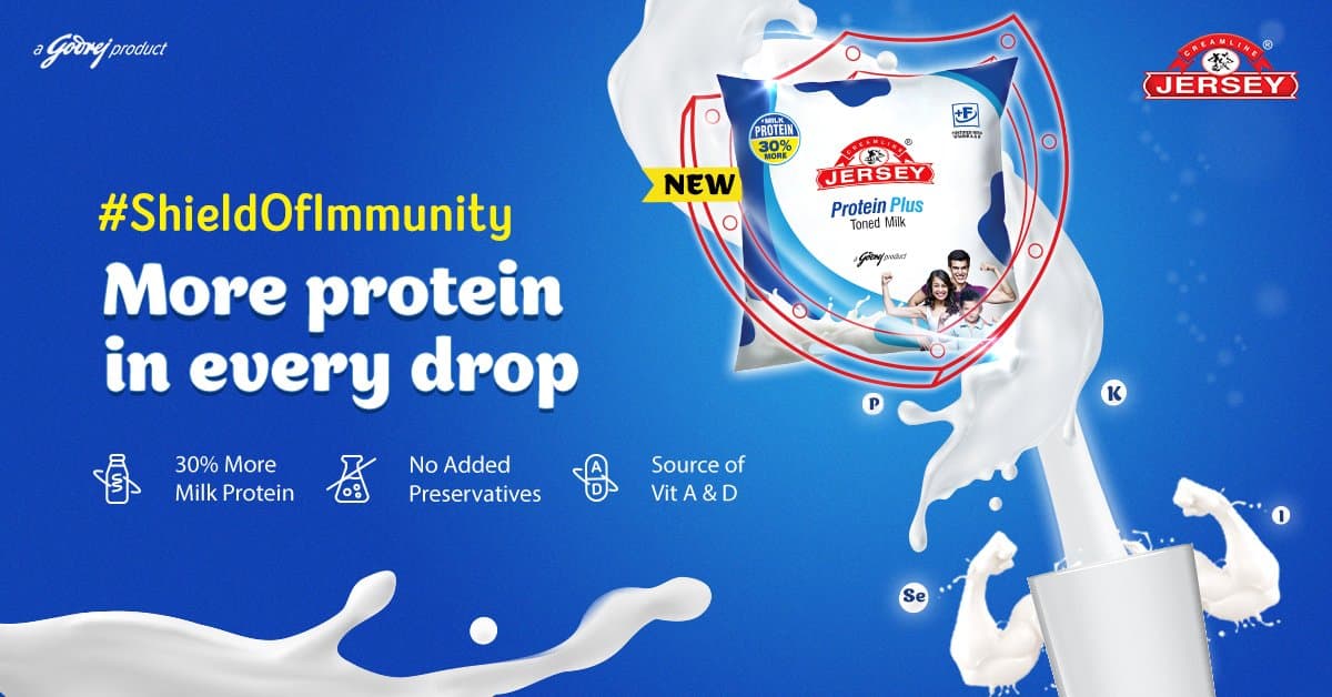 Creamline dairies launched Protein Plus milk