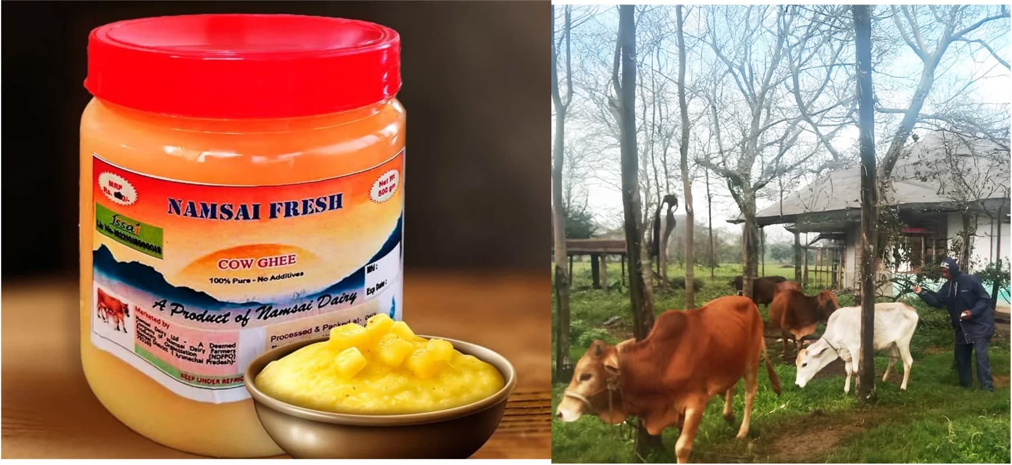 Namsai Fresh Cow Ghee receives national recognition under NITI Aayog