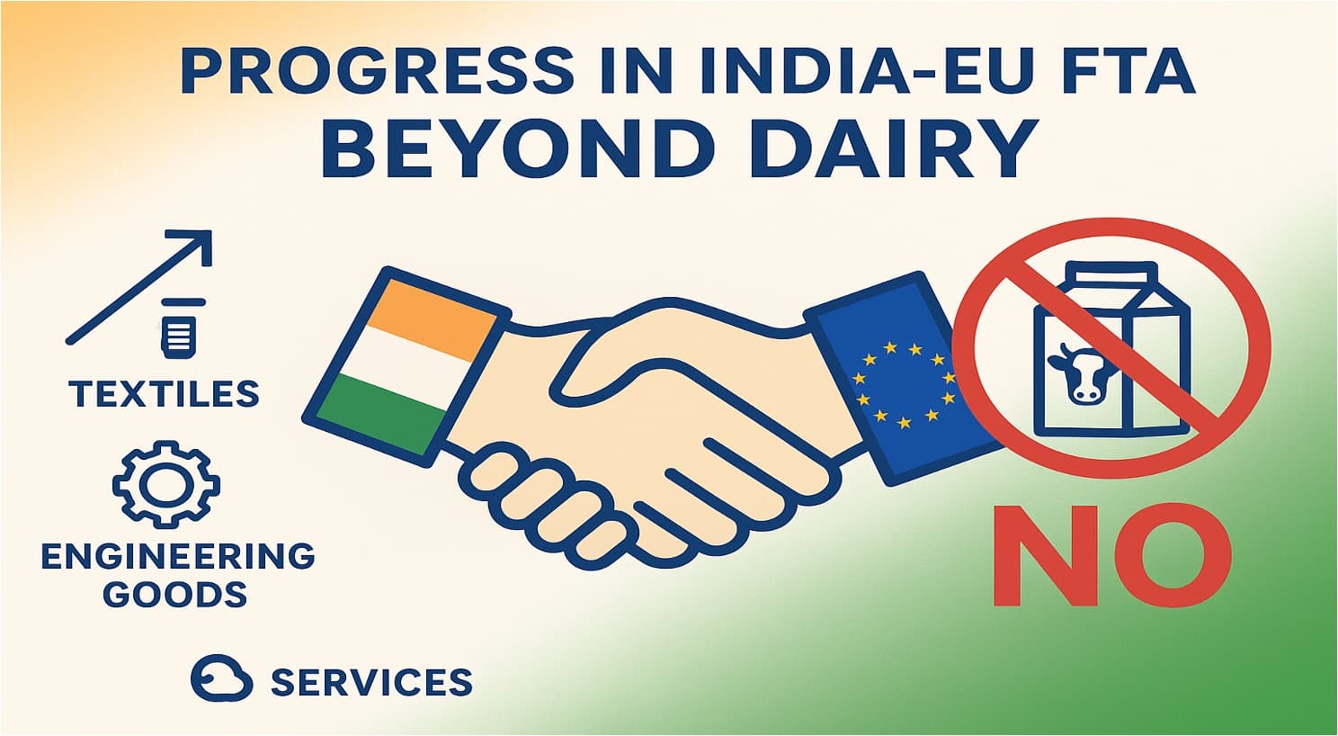 India Stands Firm on Dairy in EU FTA Talks