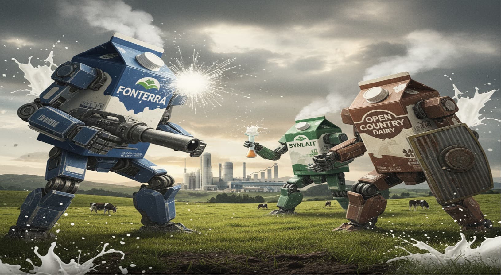 NZ Dairy War: Fonterra’s Milk Share Slipping Despite Profit Surge