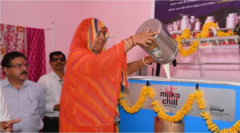 Solar chillers uplift women dairy farmers in Rajasthan