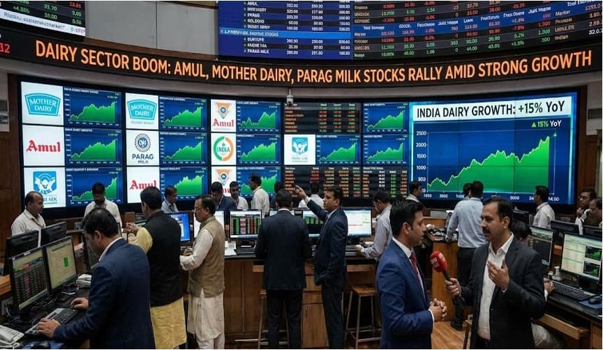 Dairy Stocks Catch Market Eye with strong Sector Growth