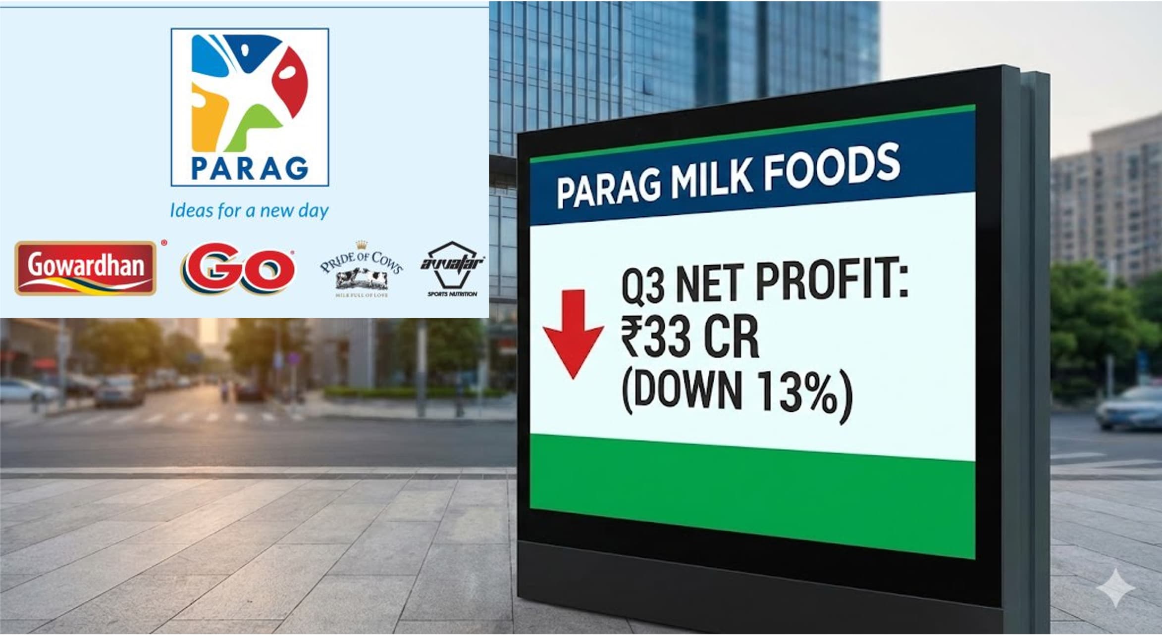 Parag Milk Foods Q3 profit down 13 pc to Rs 33 cr