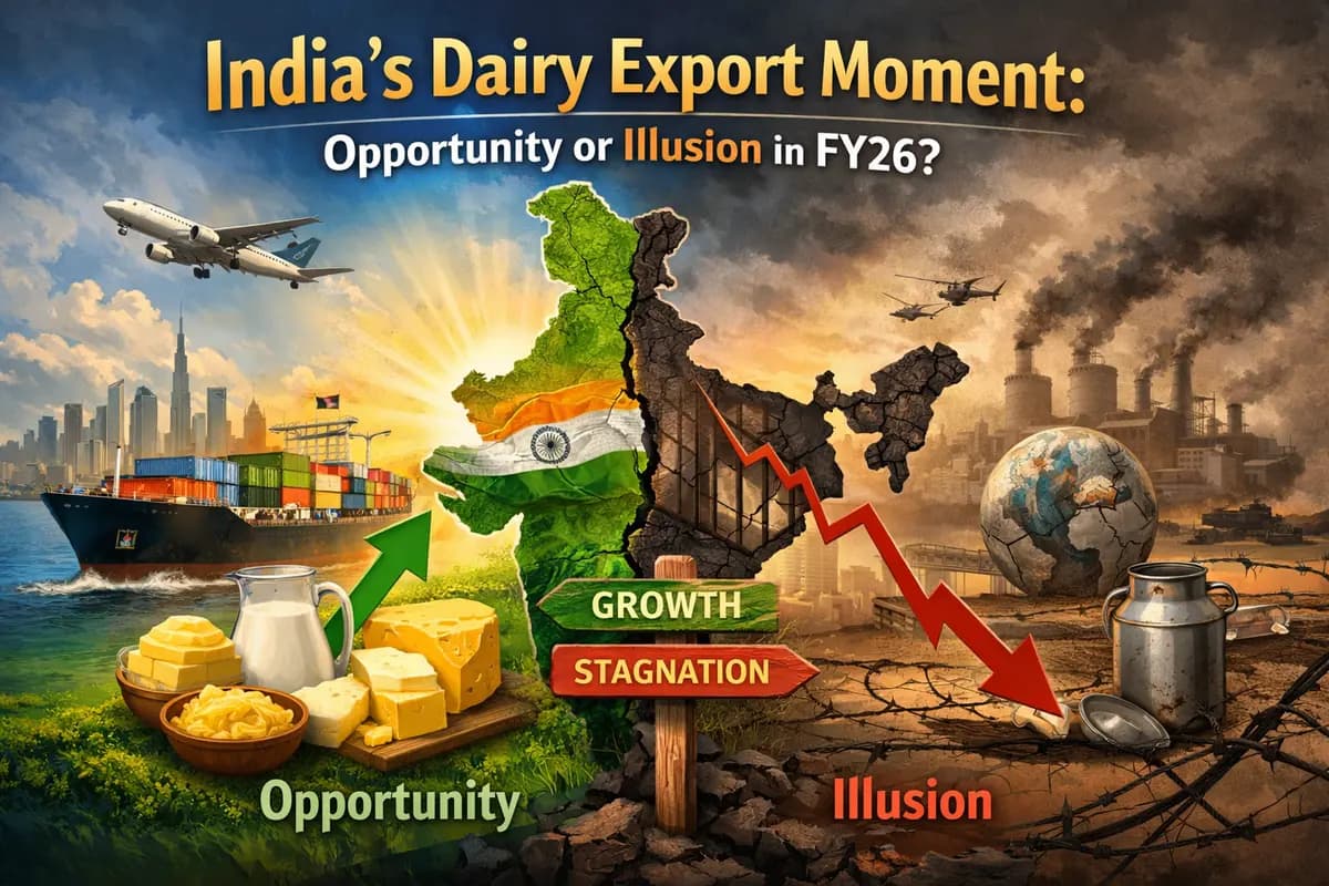 India’s Dairy Export Moment: Opportunity or Illusion in FY26?