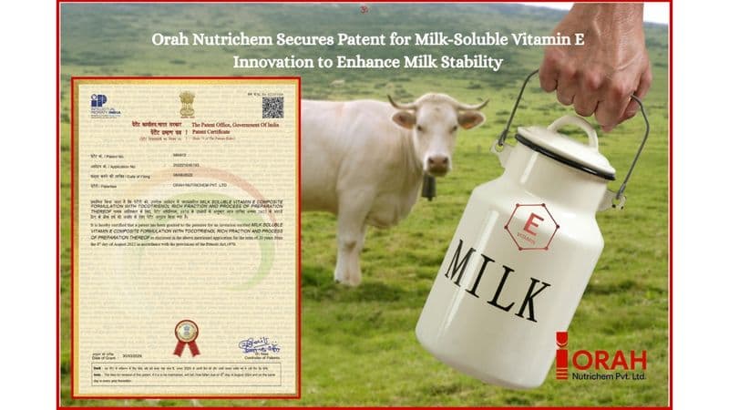 Orah Nutrichem Gets Patent for Milk Stability Innovation