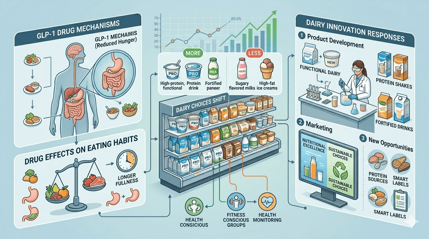 Dairy Market Drivers: GLP-1 Drug Impacts on Eating Habits