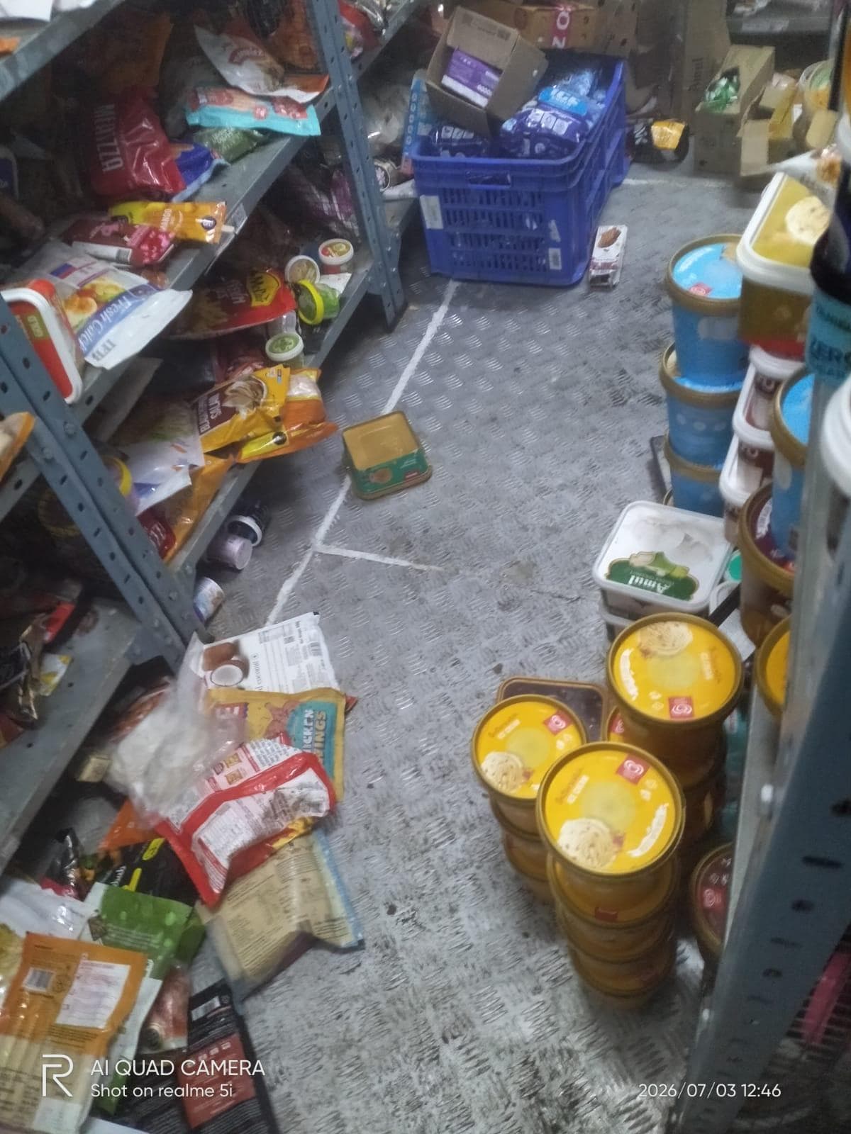 Expired Dairy Products Found at Cyberabad Warehouse