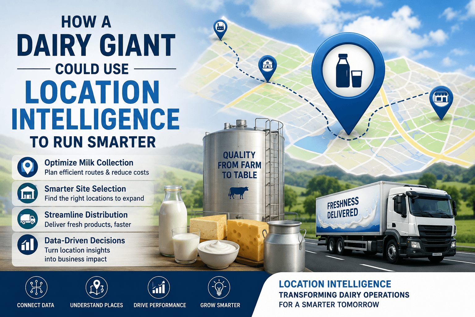 Location Intelligence Can Transform Dairy Operations