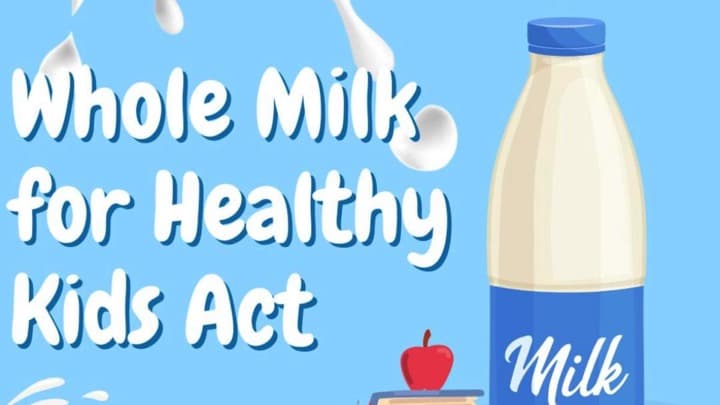 Congress passed the Whole Milk for Healthy Kids Act of 2023