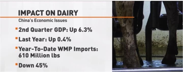 Dairy Report: What China’s Slowing Economy Means for Dairy