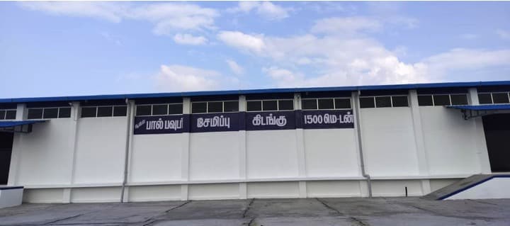 Stalin inaugurates warehouse for 1500 T of SMP in Tiruvannamalai