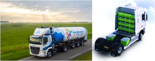 Friesland Campina introduce 50 Tonne Hydrogen Powered Milk truck