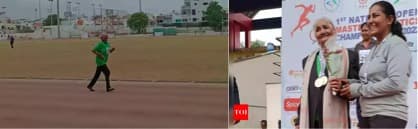 Dairy Diet helping Grand ma setting national record of 45.4 secs in a sprint