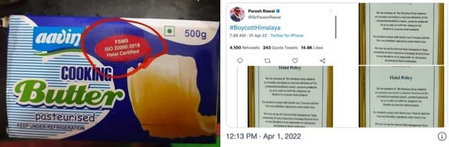 Right-wing stirs row over halal certification again,TN co-op Aavin targeted