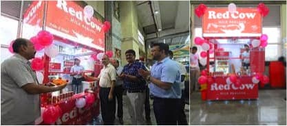 Kolkata Metro opens dairy kiosk of Red cow Dairy