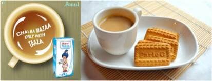 What’s common between Amul and Parle G?