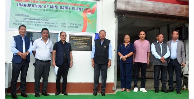 Mini Dairy Plant and Dairy Farmers’ Training Centre inaugurated in Mokokchung