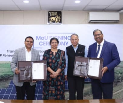 TP Renewable Microgrid signed a MoU with NDDB for sustainability in dairy value chain