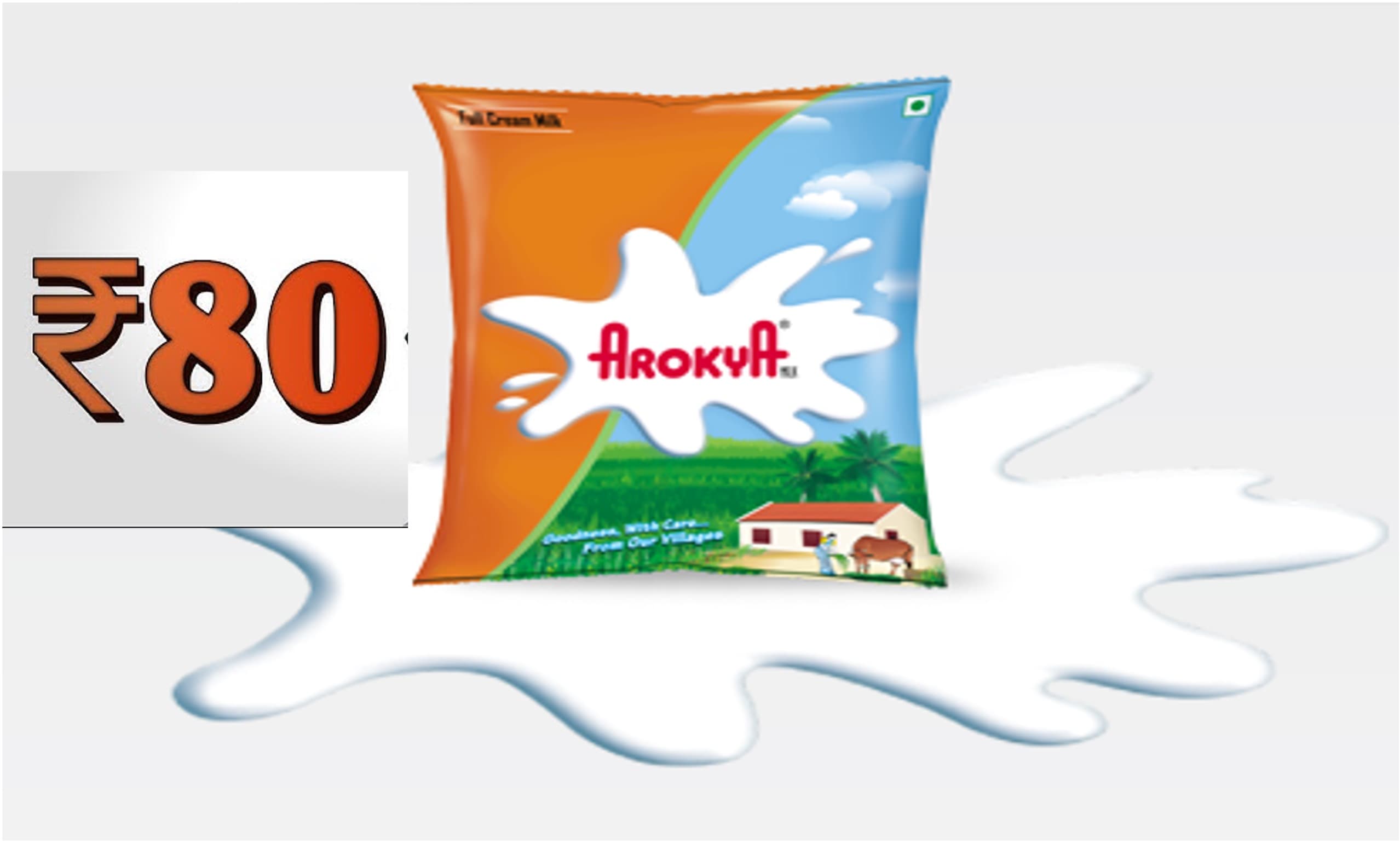 Private dairies raise milk prices to Rs 80 per liter