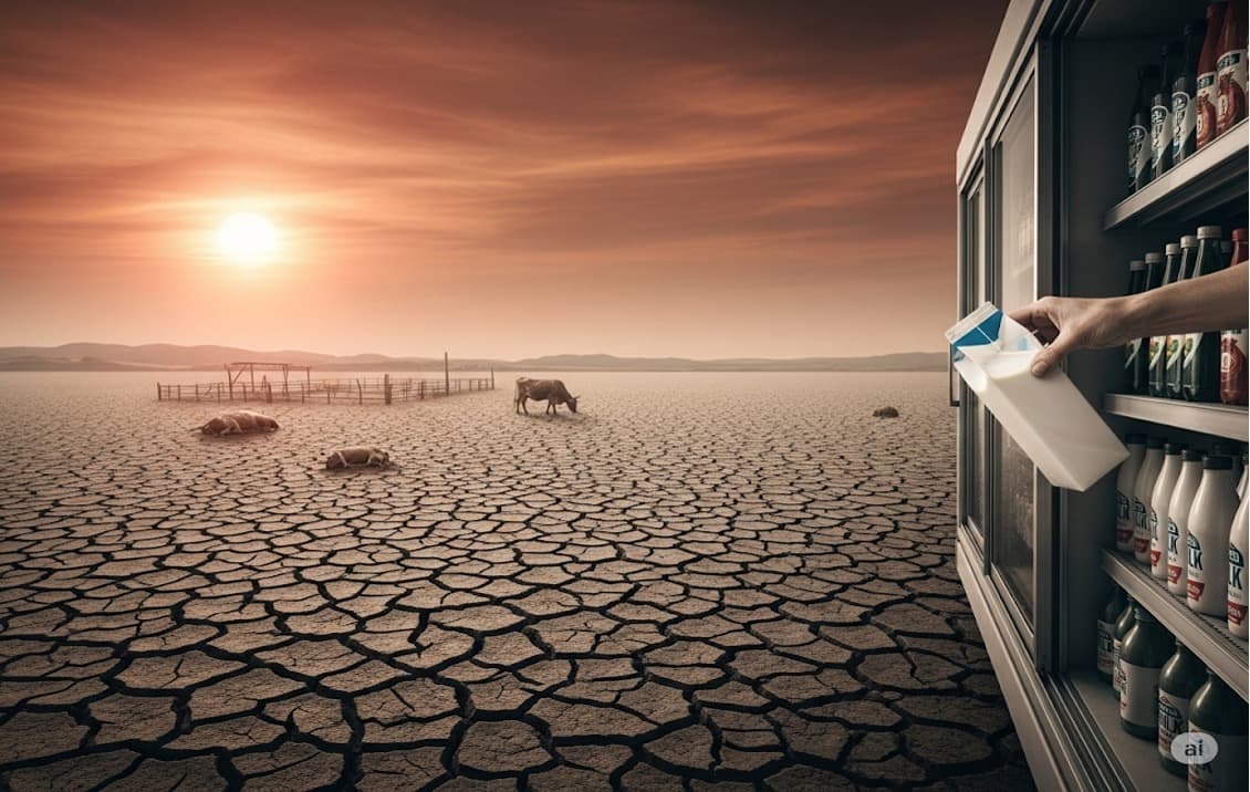 Rising Heat Threatens Global Milk Production Stability