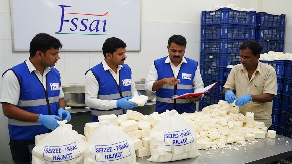 FSSAI Seizes ₹35 Lakh Adulterated Ghee from Rajkot Dairy Unit
