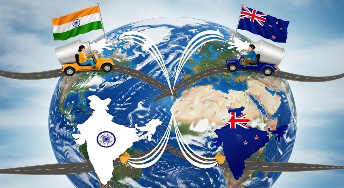 India & NZ: Opposite Forces Steering Global Dairy