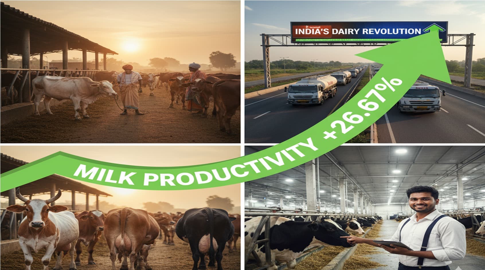 India’s dairy: leaps in output, cooperatives & women empowerment