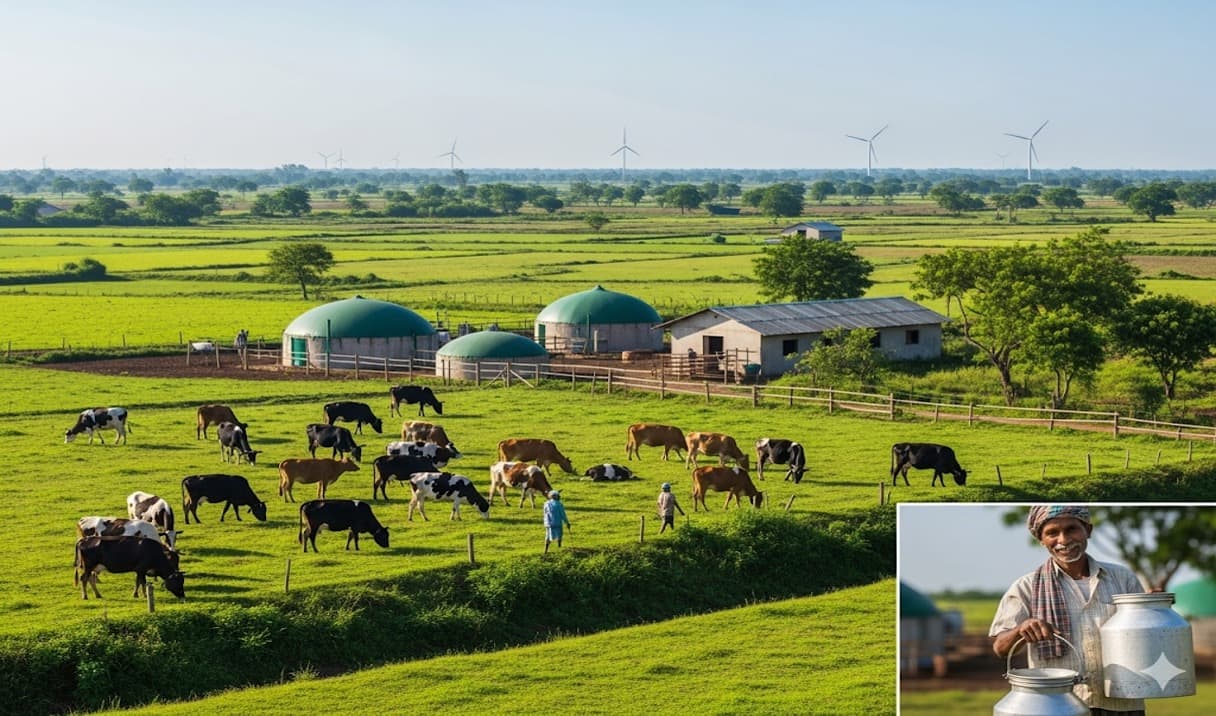 India’s Small Dairy Farms Play Key Role in Emissions Reduction