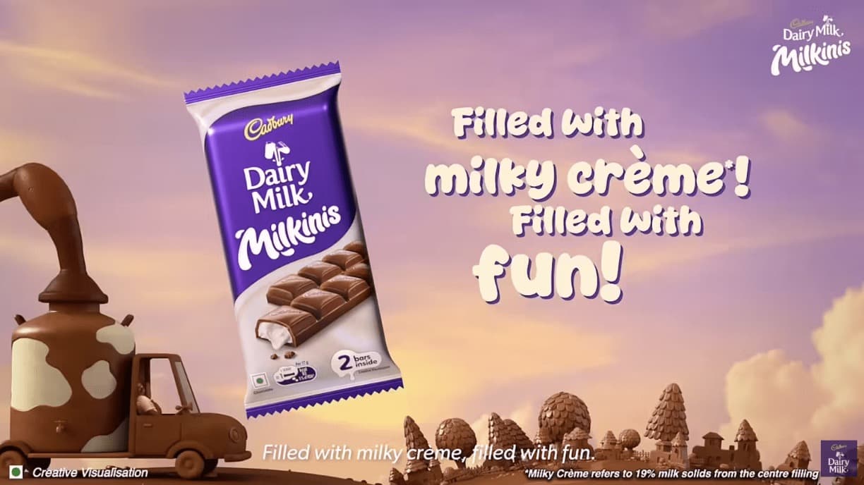 Cadbury Launches “Milkinis” to Win Young & Impulse Buyers