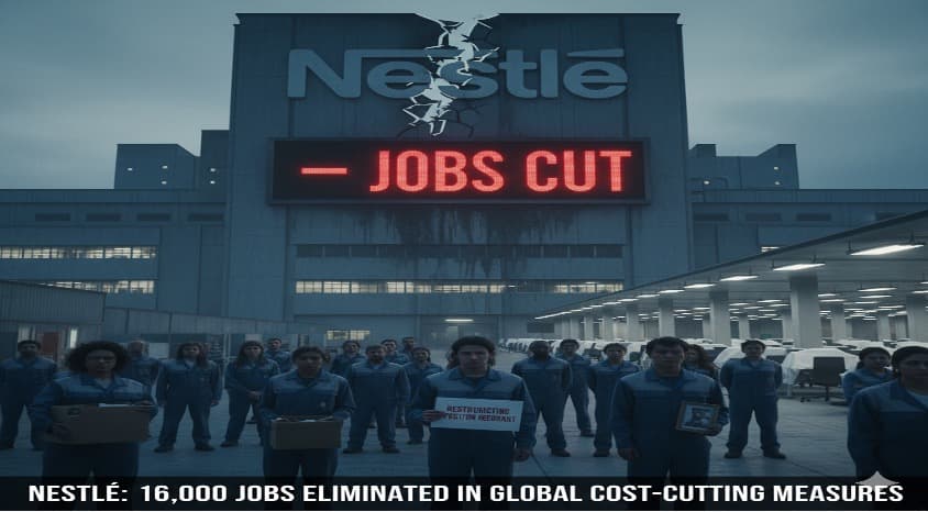 Nestlé CEO cuts 16000 jobs Amid Global Sales Slump