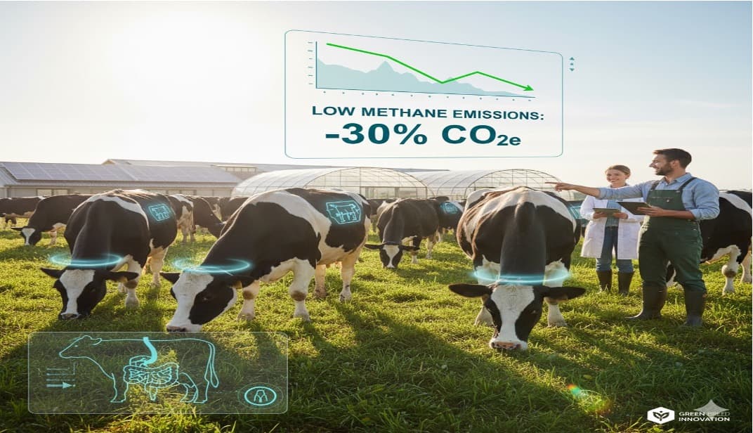 Dairy cows in UK breed reduce methane — “Cool Cows” project
