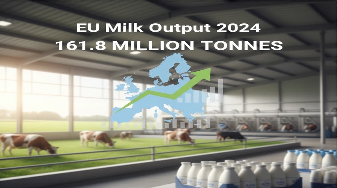 EU milk output at 161.8 million tonnes in 2024