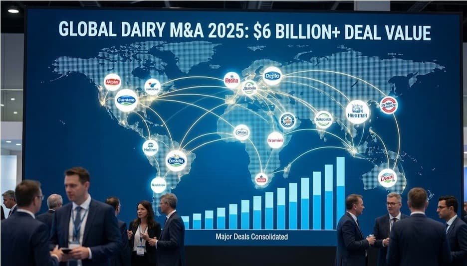 2025’s Mega Dairy Deals: $6B+ in M&A Activity