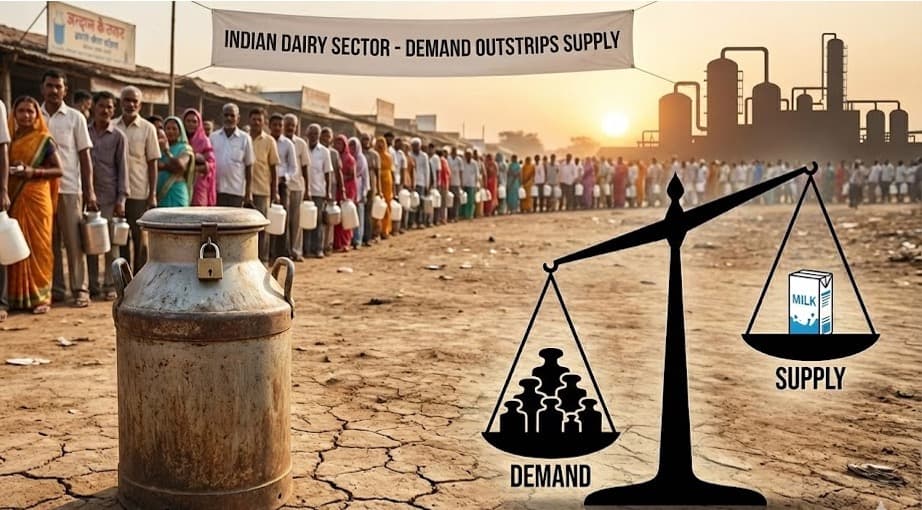 Tight Milk Supply, Robust Demand Strains Indian Dairy Sector