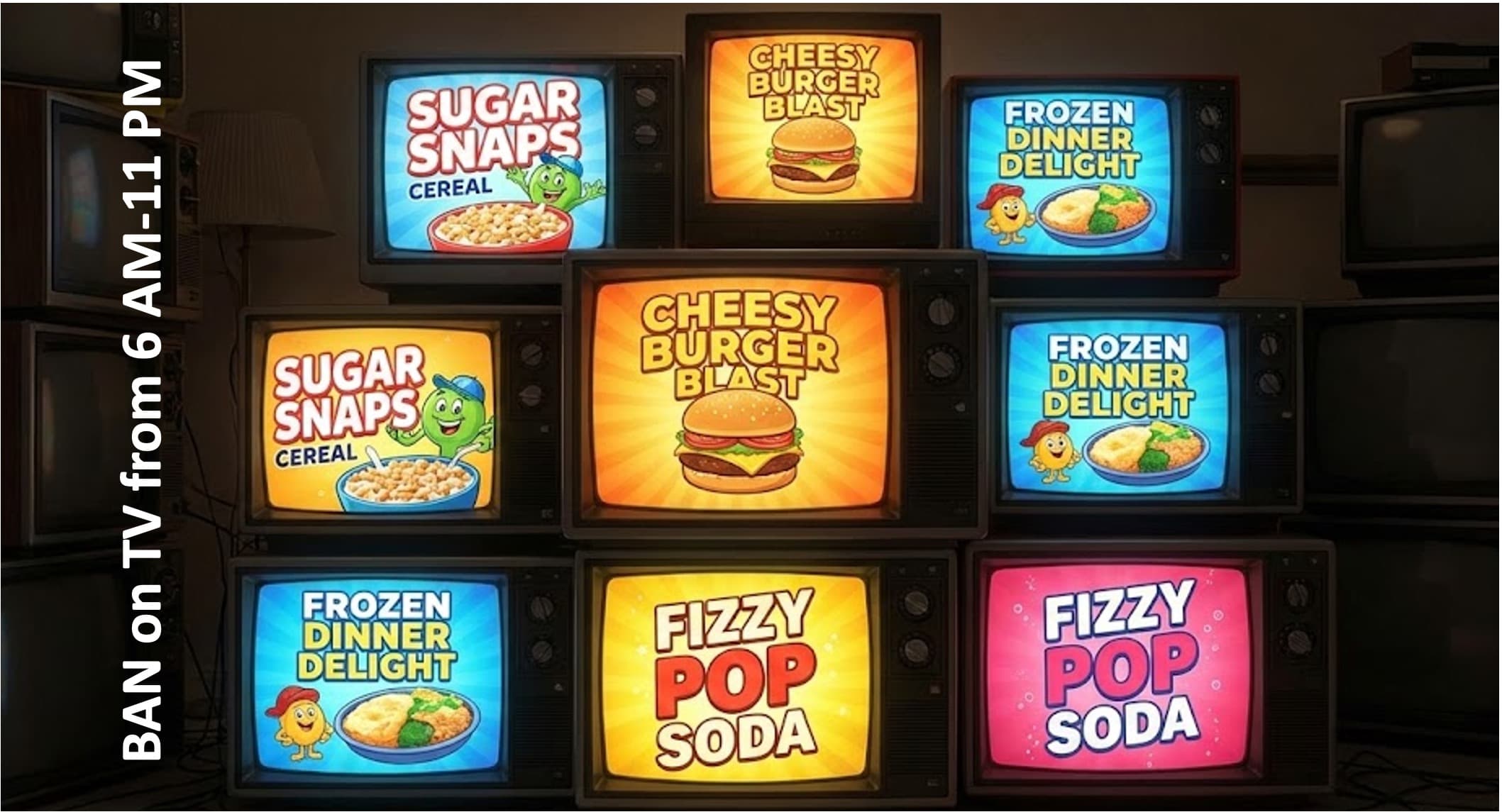 Proposed Ban on Ultra-Processed Food Ads (6 AM–11 PM)