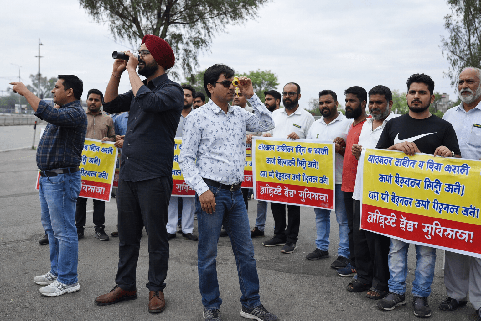 Ludhiana Protest Flags Missing Milk Labs