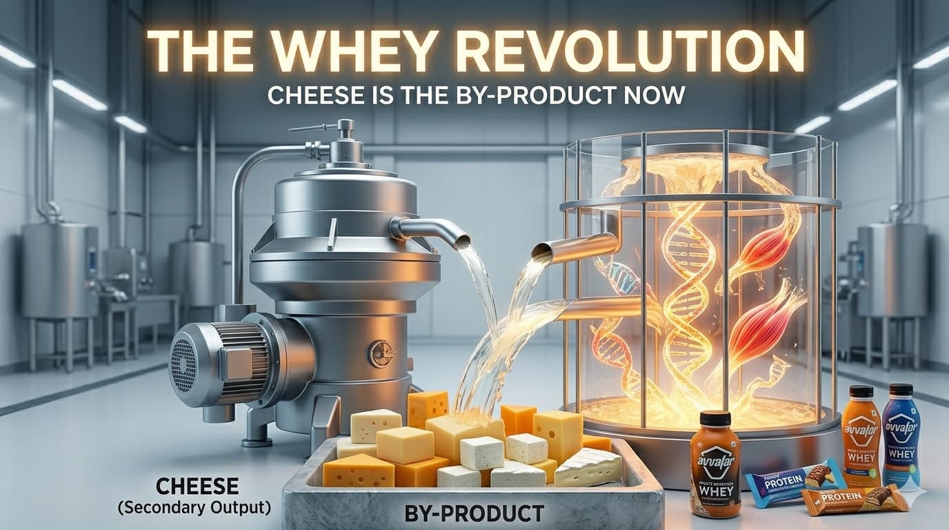Cheese is the By-Product Now :The Whey Revolution