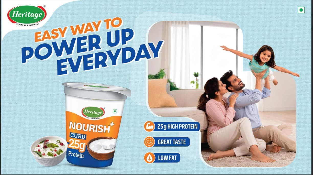 Heritage Foods launches Nourish+ High Protein curd